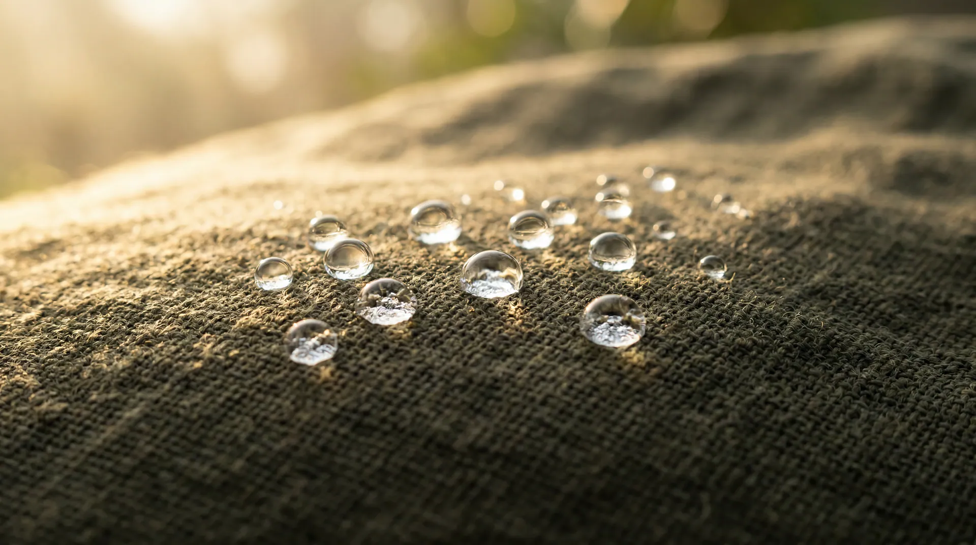 Water-repellent textile application