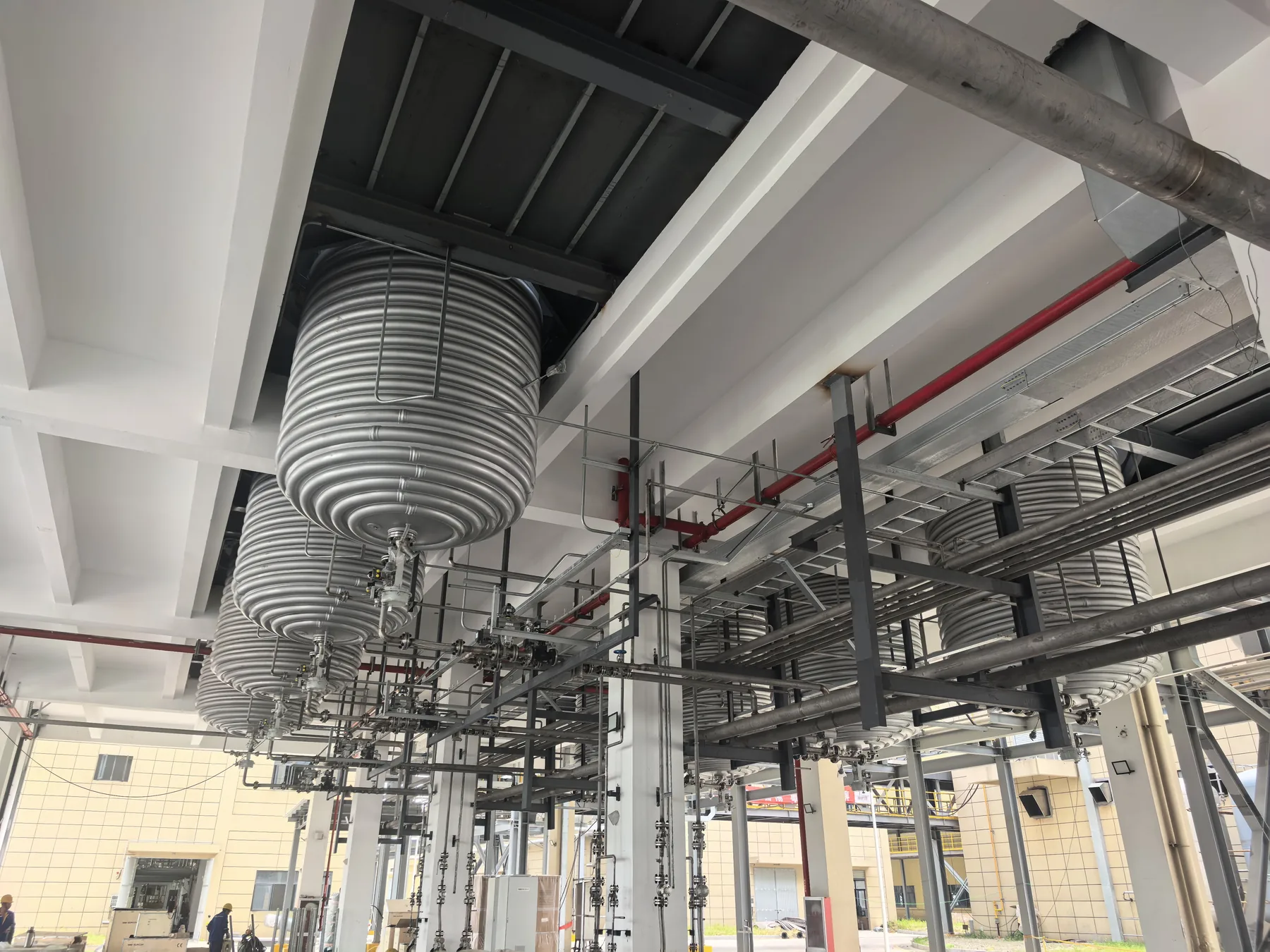 Interior process equipment at the Jiaxing, Haiyan base